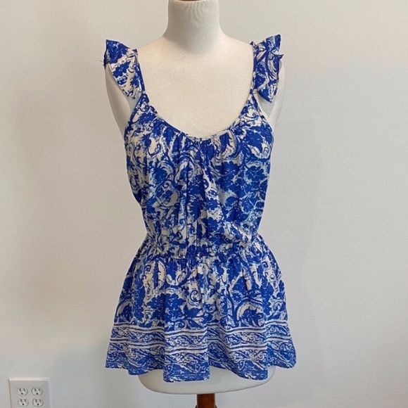 Mcginn silk print top - Picture 2 of 7